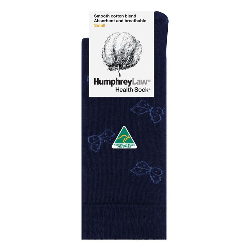 Humphrey Law Mercerised Cotton Butterfly Health Socks image number 0